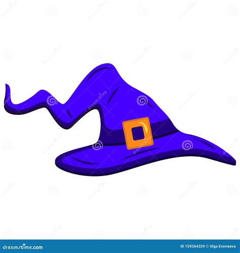 Curved witch hat